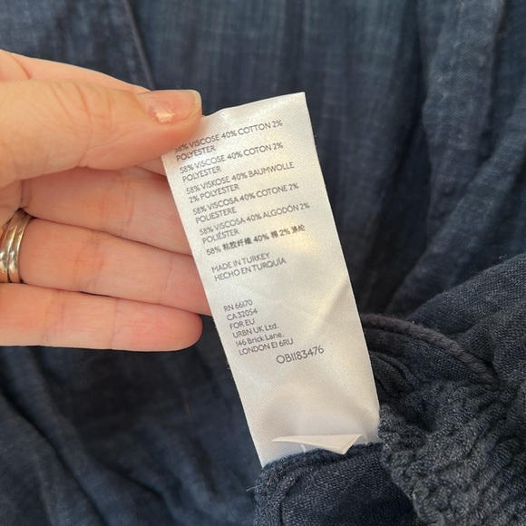 Free People Cherry Blossom wrap top in Midnight XS - Picture 4 of 5